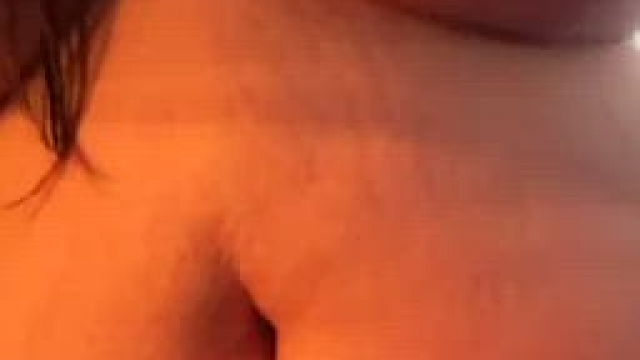POV I'm on top and my huge breasts are in your face