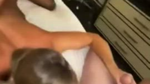 This BBC fucks my married pussy so good raw that I forget my white cucks shrimp 