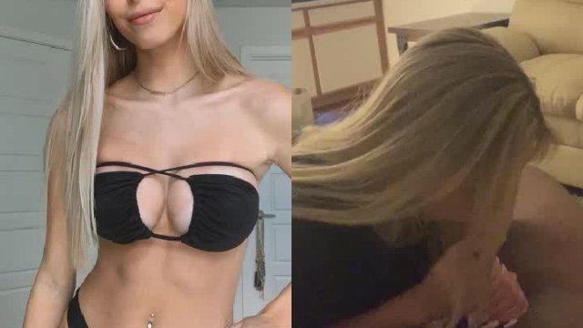 Snowbunny sucking BBC
