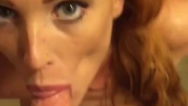 Eye contact is important for a good blowjob
