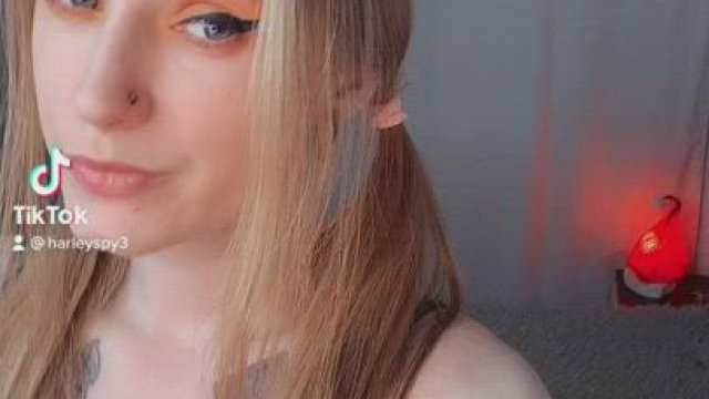cute shows her tits