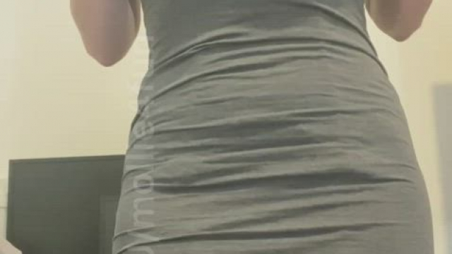 Do you think my coworkers know what I’m hiding under my dress today
