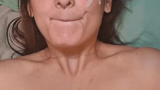 Wearing My Reward Like A Happy Cumslut