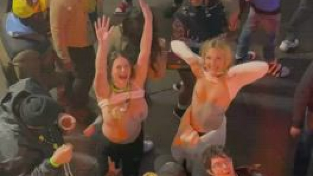 Tits for beads at Mardi Gras!