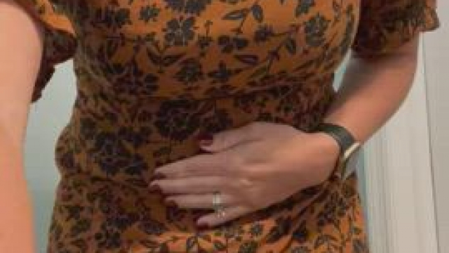Wanna see my new dress and a little something extra