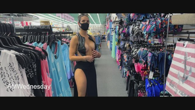 Bikini shopping.