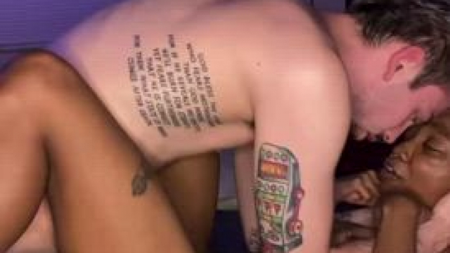 Sensual sex with white cock