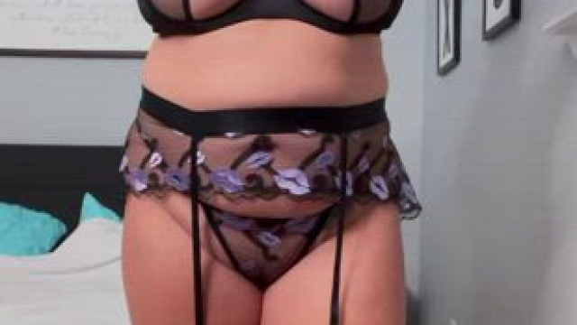 Showing off my new lingerie