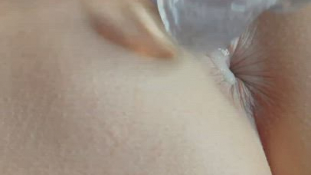 Gripping my Dildo