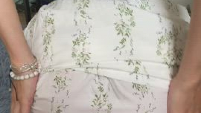 My skirt is hiding my beautiful firm ass that wants some slaps