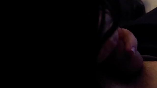 Interrupted his show to suck his cock 