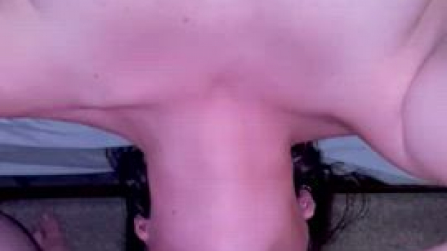 Daddy loves fucking my throat