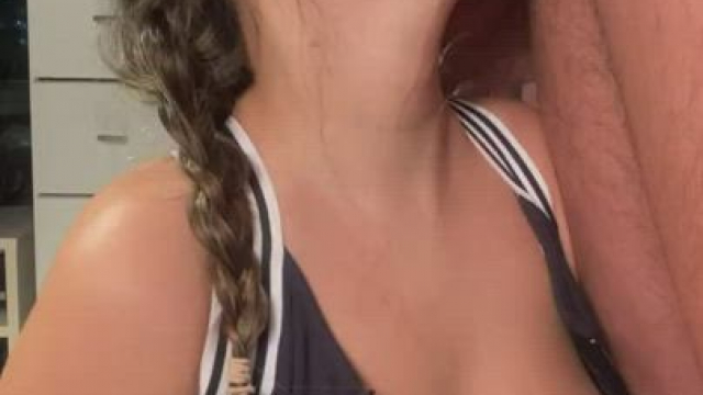During her workout