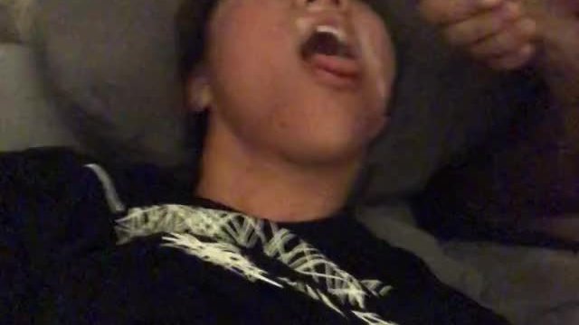 Recently discovered how fun playing with cum in my mouth is 