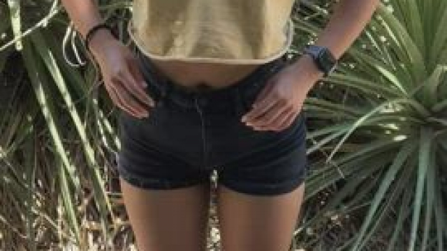 It was hot and I had to air out my titties [Gif]