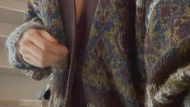 let a cold girl borrow your sweater?