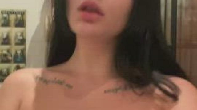 My boobs are begging to be licked, sucked, teased and tortured[Video]
