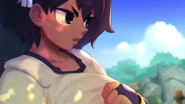 Ajna flashes her tits (Bajima Shouhei) [Indivisible]