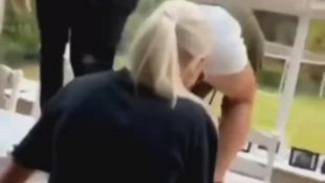 Trashy table dance