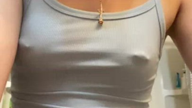 Sometimes I wish these girls were bigger.. then again wearing no bra is so much 