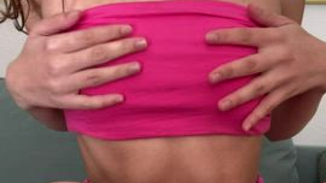 it makes me happy if guys appreciate smaller tits [gif]