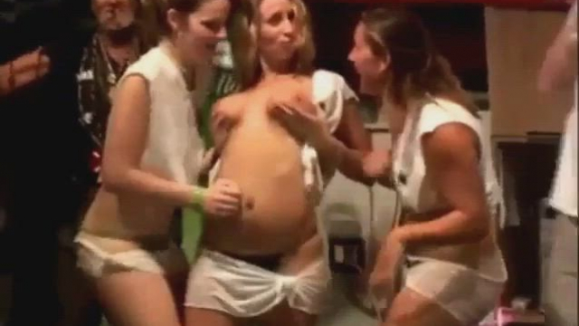 Nipple sucking on stage.