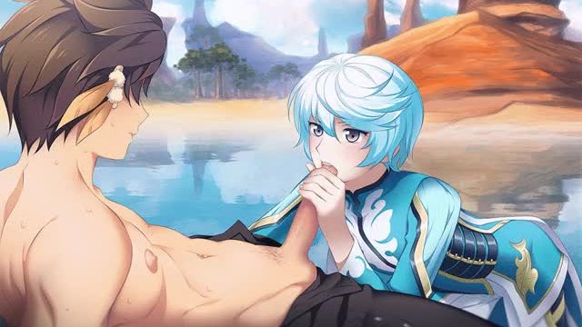 By the water (Artist: Shailo) [Yaoi]