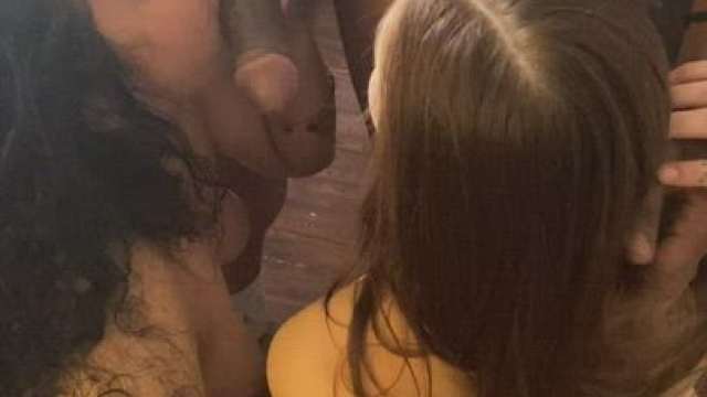 Sucking my besties bf cock lol & hubby is getting better at being a came