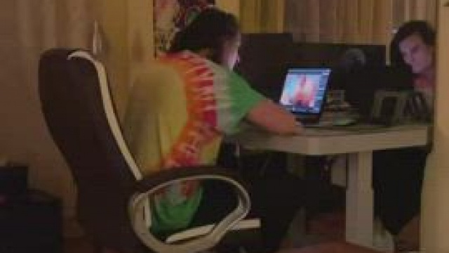 Catching my perverted son watching anal in the living room..