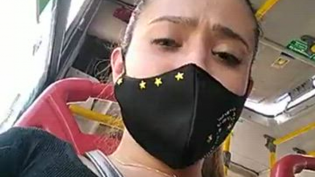 A creamy bus ride