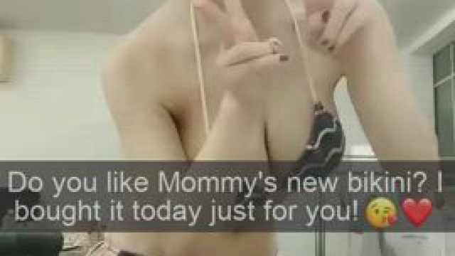Mom rewards son's straight A's with a new bikini... and something special later 