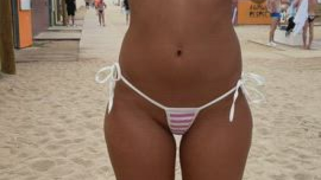 You are free to pinch my nipples on the beach