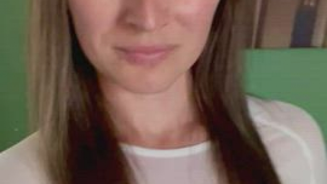 My boss keeps staring at my [milf] tits. Can you see my nips