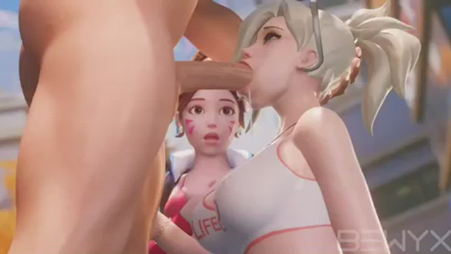 Showing the new tank slut how Master expects to be serviced (Bewyx)