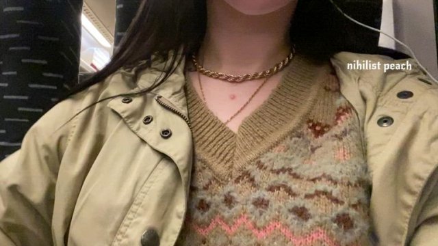flashing on the train [GIF]