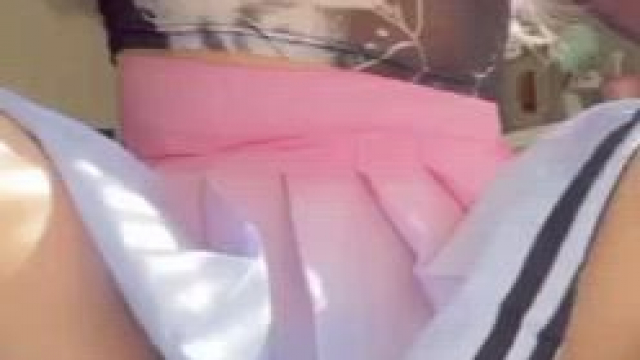 If you meet an e-girl fuckdoll with a see through top and no panties you should