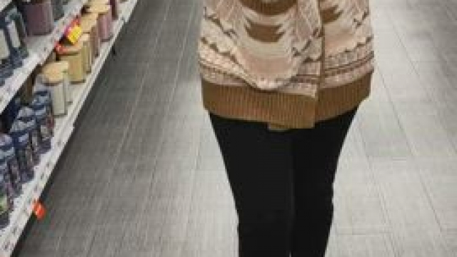 Just having some fun at the store.