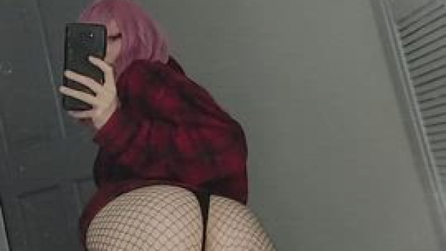 Would you rip my fishnets and fuck me? Keep the boots on?