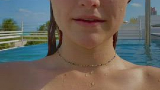 Underwater boobs