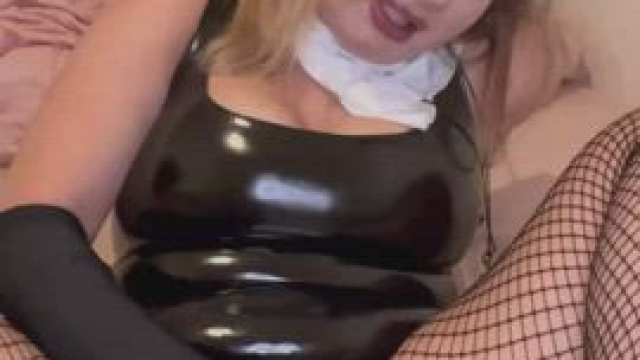 look how embarrassed my little nun self was when i sprayed my cum everywhere