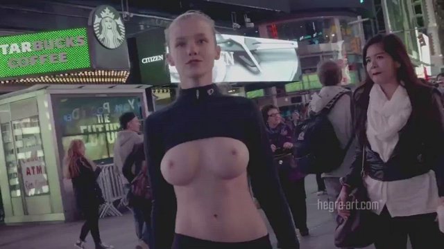 Casually Walking Among The Crowd