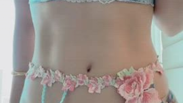 Rikakodesu looking sexy in lingerie