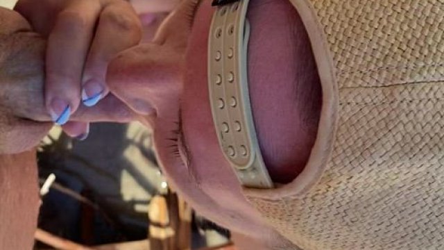 Riding my bulls face and sucking hubby’s cock at the hot springs! [GIF]