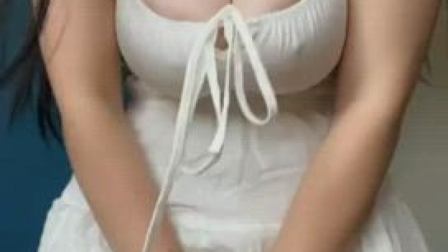 Let’s be honest, my tits looks perfect in this dress