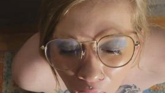I specifically told him, Don't get any cum on my lip piercing this time