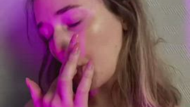 My tiny pussy wants hot sperm