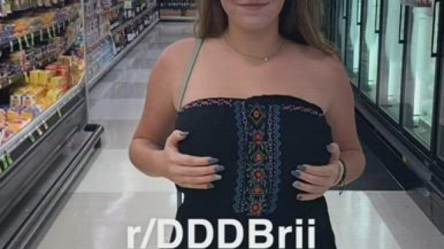 My nipples get hard in the freezer section