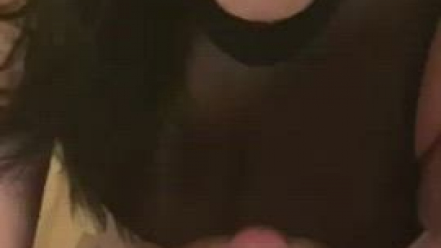 BBW Cum On Tits