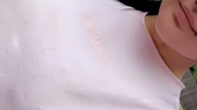 I love the size of my tits