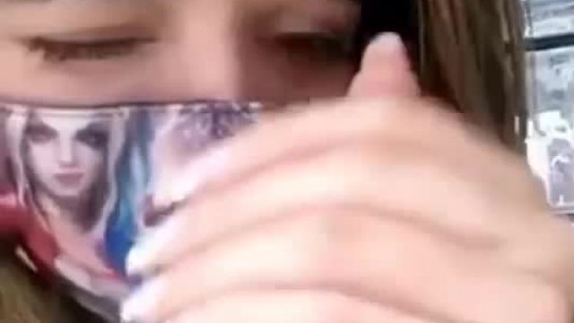 Squirting in a public bus 